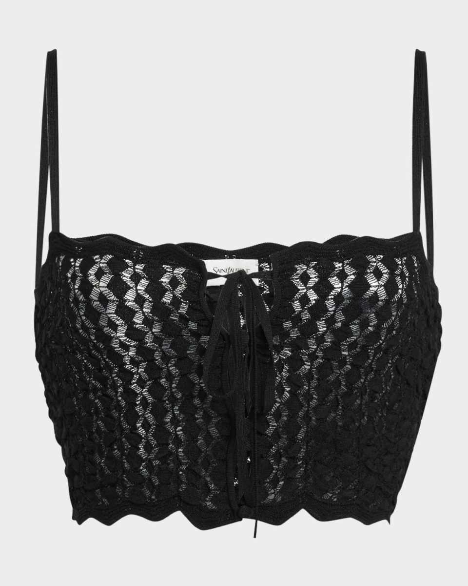 Cropped Crochet Top